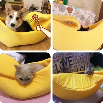 Banana Cat Bed House